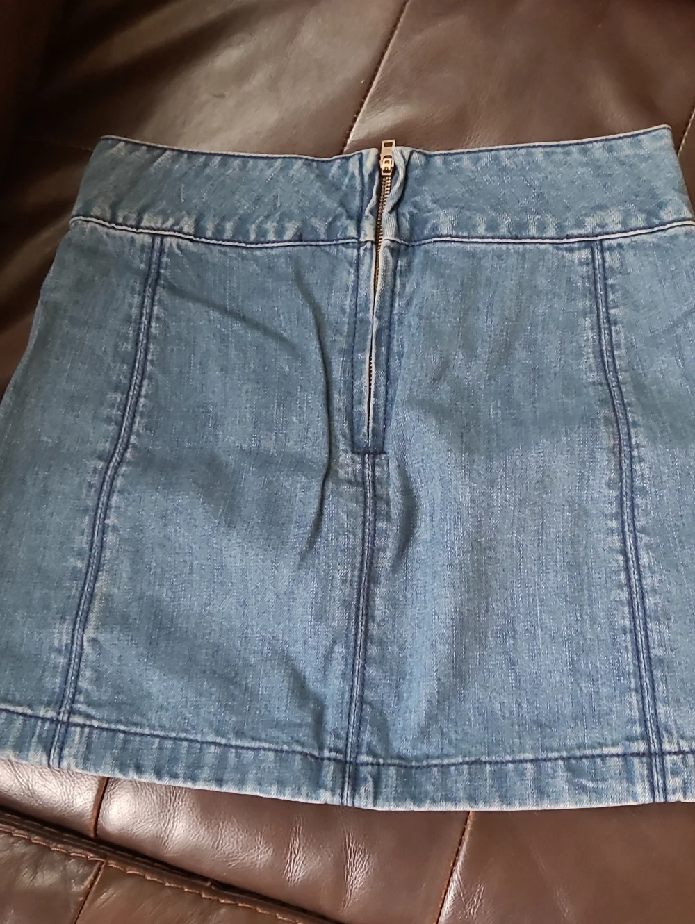 Free People Blue Jean Skirt Size 0 EUC